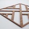 Ekena Millwork Large Killeen Decorative Fretwork Wood Wall Panels, Walnut, 23 3/8"W x 23 3/8"H x 3/8"T WALW24X24X0375KLNWA - alternate 3
